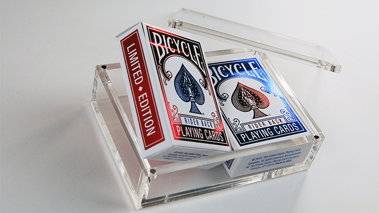 Bicycle Rider Back Mini Limited Edition (2 Pack With Foil Tucks In Carat Case) by US Playing Card Co by Murphy's Magic Supplies, Inc.