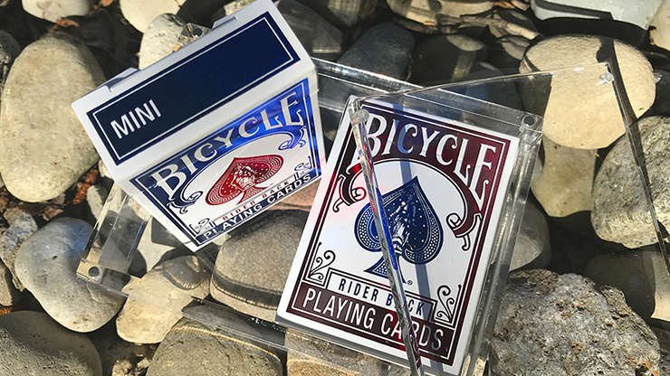 Bicycle Rider Back Mini Limited Edition (2 Pack With Foil Tucks In Carat Case) by US Playing Card Co by Murphy's Magic Supplies, Inc.