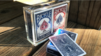 Bicycle Rider Back Mini Limited Edition (2 Pack With Foil Tucks In Carat Case) by US Playing Card Co by Murphy's Magic Supplies, Inc.