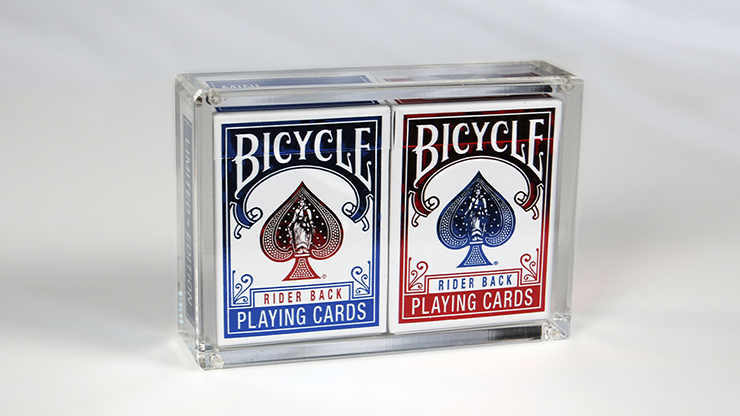 Bicycle Rider Back Mini Limited Edition (2 Pack With Foil Tucks In Carat Case) by US Playing Card Co by Murphy's Magic Supplies, Inc.