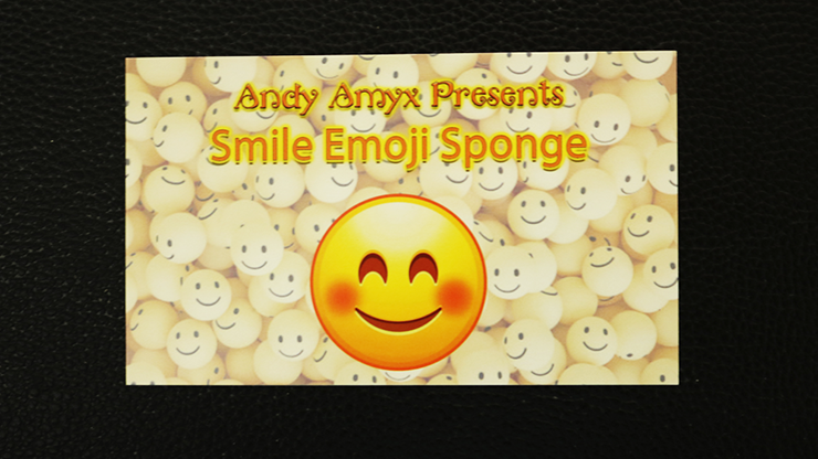 Sponge Emoji SMILE FACE (4PK.) by Andy Amyx- Trick by Murphy's Magic Supplies, Inc.