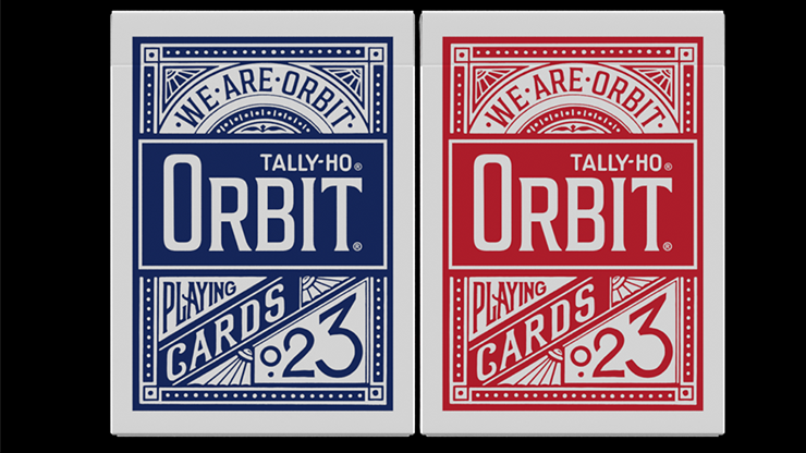Orbit Tally Ho Circle Back (Blue) Playing Cards by Murphy's Magic Supplies, Inc.