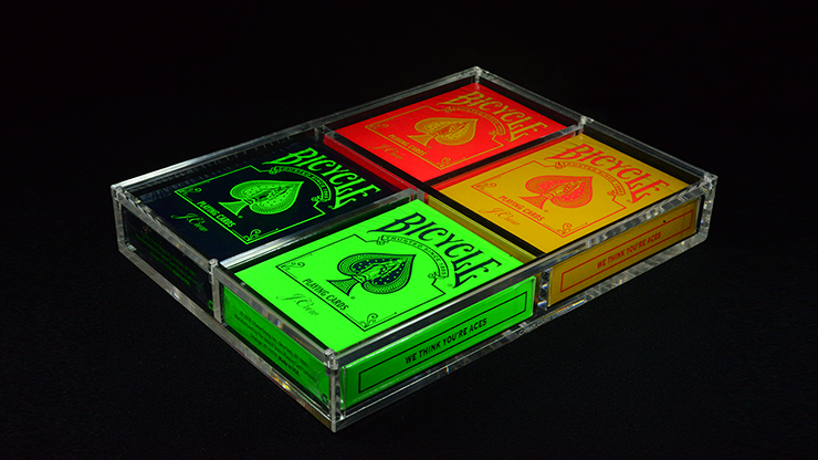 Carat X2X2 (Double Row Four Deck Case) by Murphy's Magic Supplies, Inc.