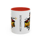 Magic Logo Coffee Mug — "Big Tim's Magic Emporium" Accent Mug (11/15oz) by Printify
