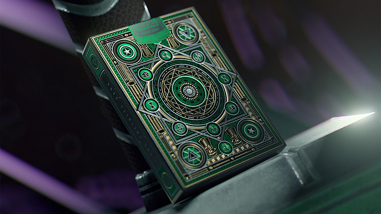 Avengers: Green Edition Playing Cards by theory11 by Murphy's Magic Supplies, Inc.
