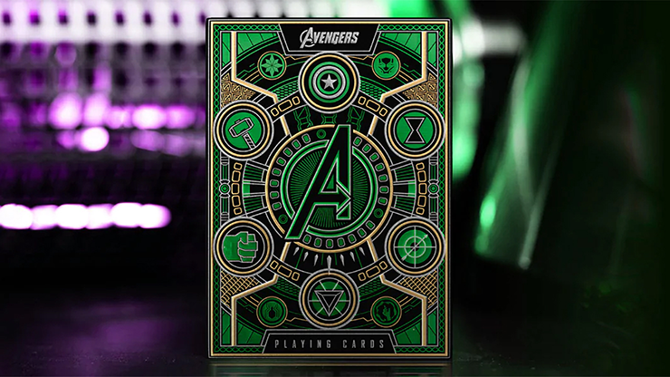 Avengers: Green Edition Playing Cards by theory11 by Murphy's Magic Supplies, Inc.