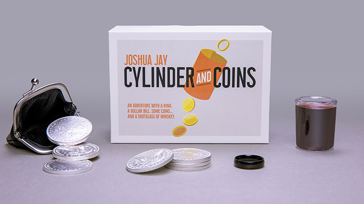 Cylinder and Coins (Gimmicks and Online Instructions) by Joshua Jay - Trick by Murphy's Magic Supplies, Inc.