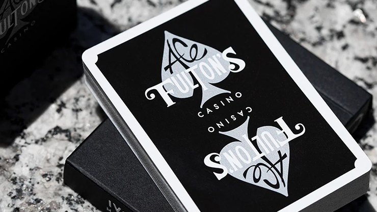 Ace Fulton's Casino (Black) Playing Cards by Murphy's Magic Supplies, Inc.