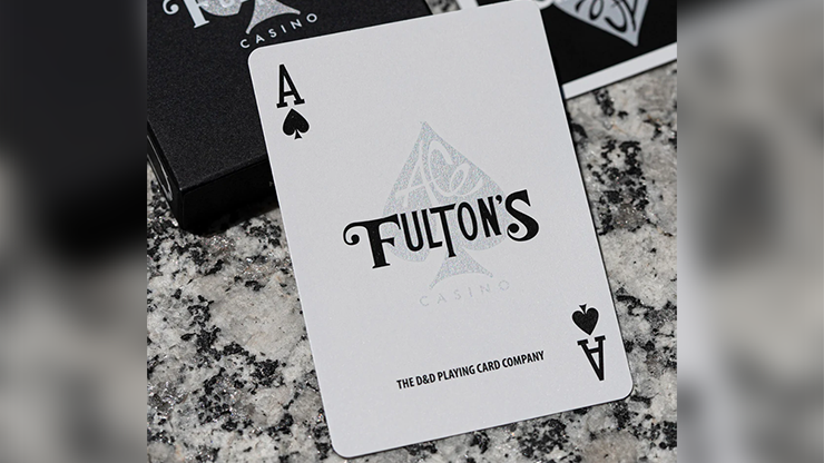 Ace Fulton's Casino (Black) Playing Cards by Murphy's Magic Supplies, Inc.
