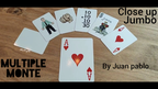 MULTIPLE MONTE STAGE by Juan Pablo by Murphy's Magic Supplies, Inc.
