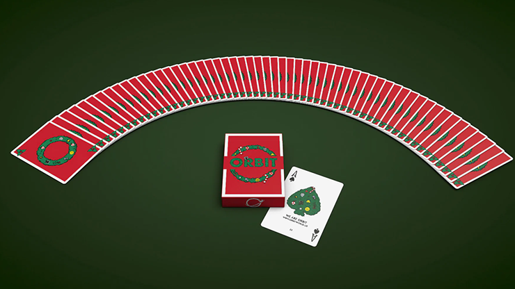 Orbit Christmas V2 Playing Cards by Murphy's Magic Supplies, Inc.