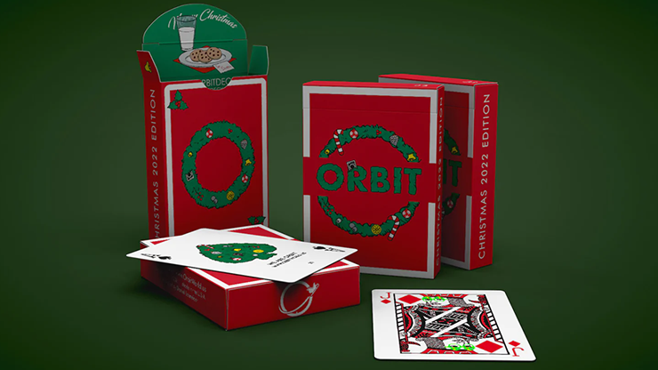 Orbit Christmas V2 Playing Cards by Murphy's Magic Supplies, Inc.