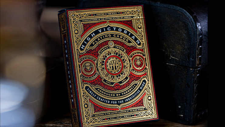 High Victorian (Red) Playing Cards by theory11 by Murphy's Magic Supplies, Inc.
