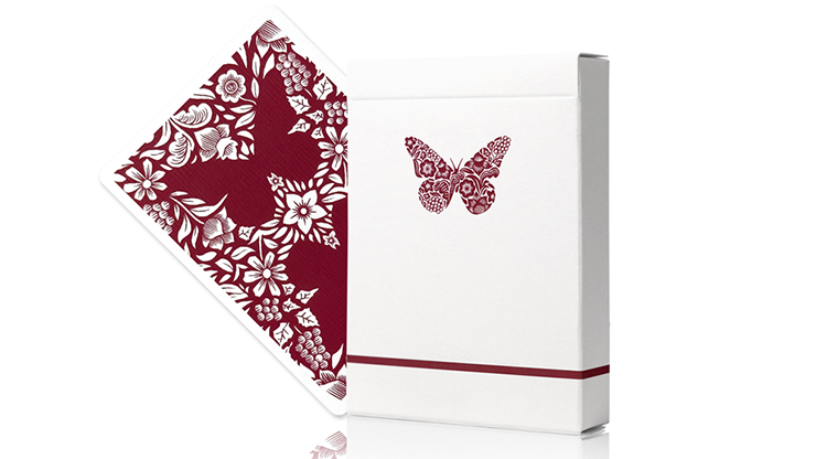 Butterfly Worker Marked Playing Cards (Red) by Ondrej Psenicka by Murphy's Magic Supplies, Inc.