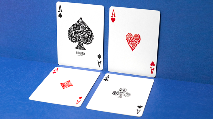 Butterfly Worker Marked V2 Playing Cards (Blue) by Ondrej Psenicka by Murphy's Magic Supplies, Inc.