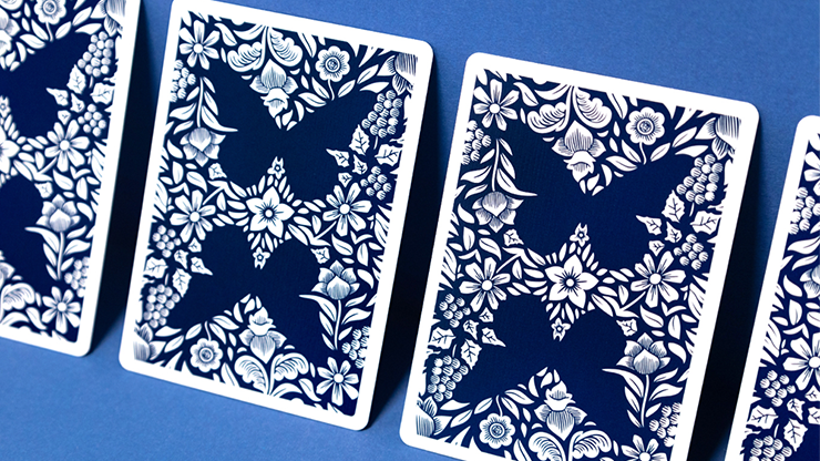 Butterfly Worker Marked V2 Playing Cards (Blue) by Ondrej Psenicka by Murphy's Magic Supplies, Inc.