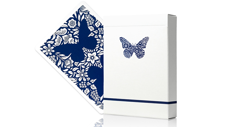 Butterfly Worker Marked V2 Playing Cards (Blue) by Ondrej Psenicka by Murphy's Magic Supplies, Inc.