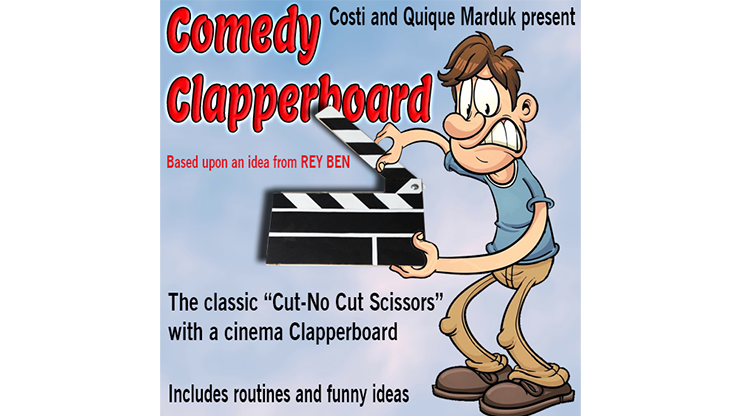 Comedy Clapperboard by Costi and Quique Marduk by Murphy's Magic Supplies, Inc.