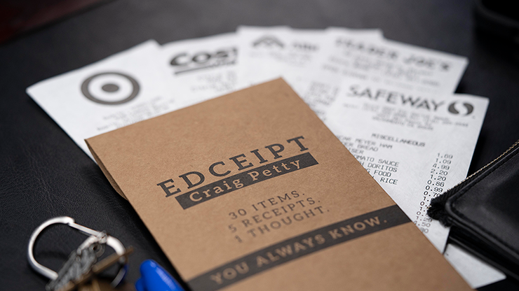 EDCeipt by Craig Petty - US VERSION (Gimmicks and Online Instructions) - Trick by Murphy's Magic Supplies, Inc.