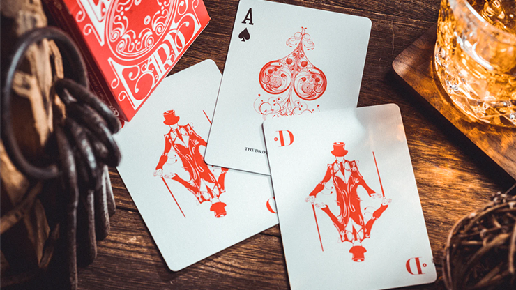 Smoke & Mirrors V8, Red (Deluxe) Edition Playing Cards by Dan & Dave by Murphy's Magic Supplies, Inc.