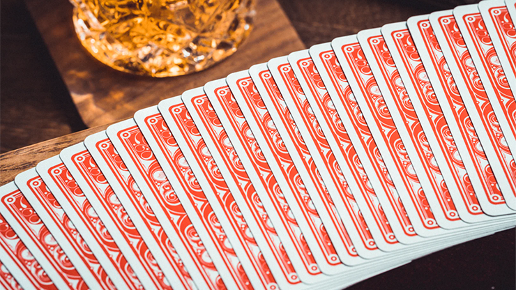 Smoke & Mirrors V8, Red (Deluxe) Edition Playing Cards by Dan & Dave by Murphy's Magic Supplies, Inc.