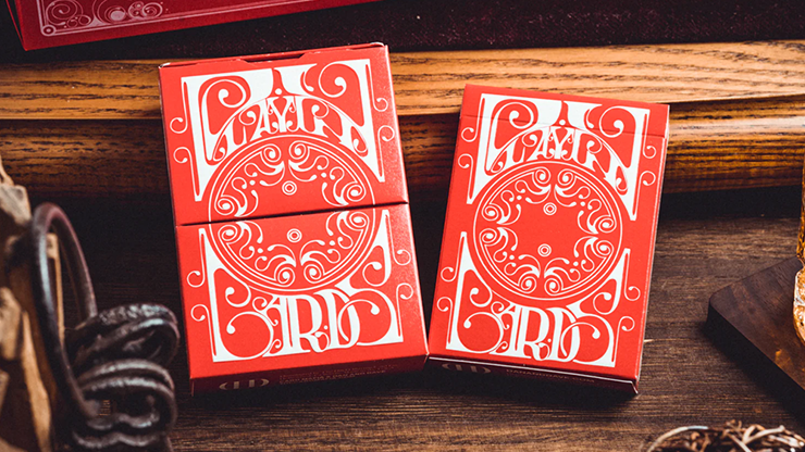 Smoke & Mirrors V8, Red (Deluxe) Edition Playing Cards by Dan & Dave by Murphy's Magic Supplies, Inc.