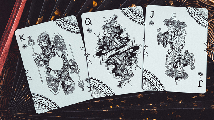 Twelve Imperial Symbols Playing Cards (Monochrome) by KING STAR by Murphy's Magic Supplies, Inc.