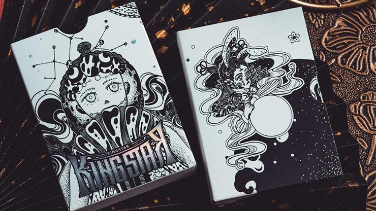 Twelve Imperial Symbols Playing Cards (Monochrome) by KING STAR by Murphy's Magic Supplies, Inc.