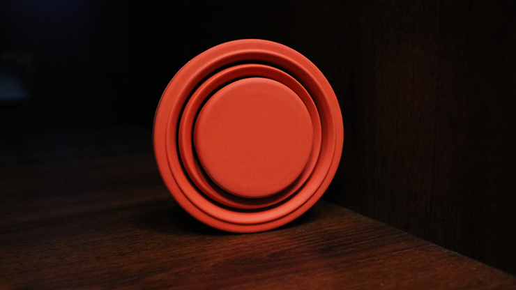 Harmonica 2 Chop Cup Red (Silicon) by Leo Smetsers - Trick by Murphy's Magic Supplies, Inc.