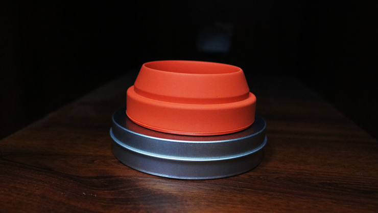 Harmonica 2 Chop Cup Red (Silicon) by Leo Smetsers - Trick by Murphy's Magic Supplies, Inc.