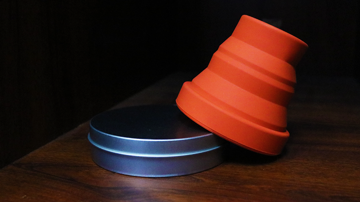 Harmonica 2 Chop Cup Red (Silicon) by Leo Smetsers - Trick by Murphy's Magic Supplies, Inc.
