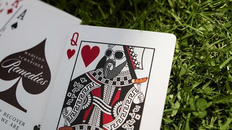 Brown Remedies Playing Cards by Madison x Schneider by Murphy's Magic Supplies, Inc.