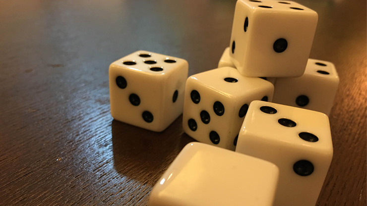 Forcing Casino Dice Set (8 ct.) by Alan Wong - Trick by Murphy's Magic Supplies, Inc.