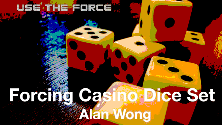 Forcing Casino Dice Set (8 ct.) by Alan Wong - Trick by Murphy's Magic Supplies, Inc.