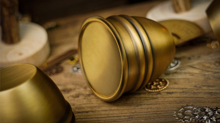 Artistic Combo Cups and Balls (Brass) by TCC - Trick by Murphy's Magic Supplies, Inc.