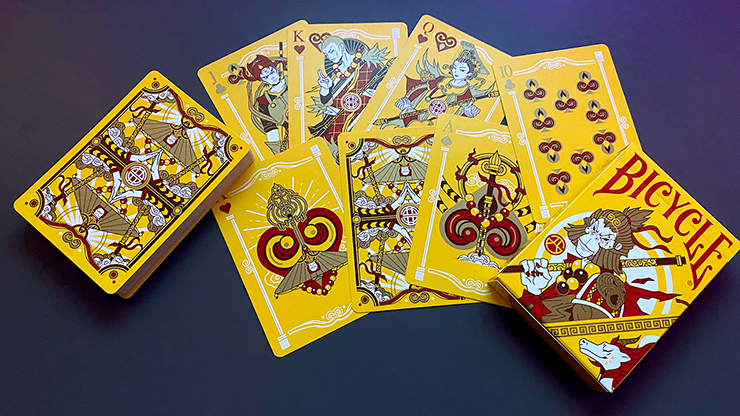 Bicycle Wukong Rebellion (Yellow) Playing Cards by Murphy's Magic Supplies, Inc.
