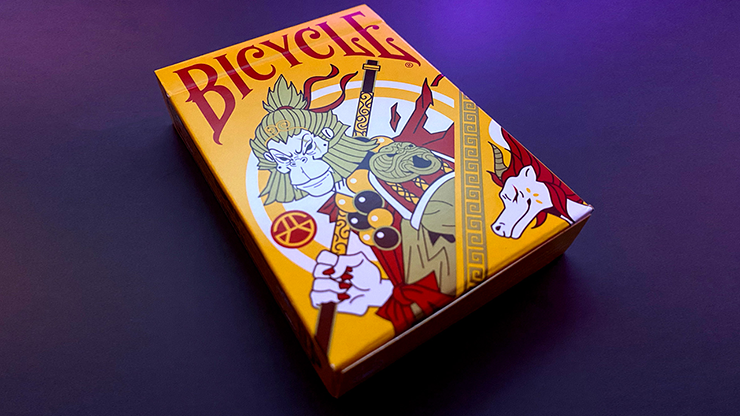 Bicycle Wukong Rebellion (Yellow) Playing Cards by Murphy's Magic Supplies, Inc.