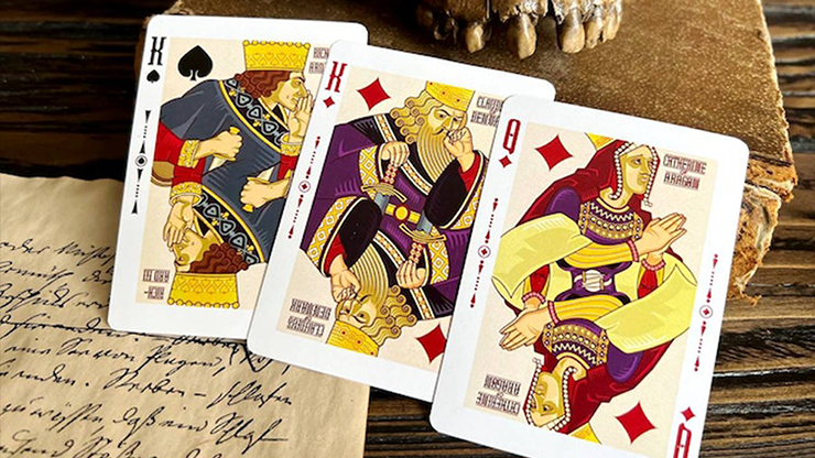 Shakespeare (Burgundy) Playing Cards by Murphy's Magic Supplies, Inc.