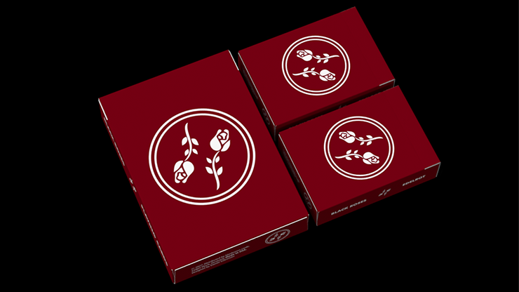Black Roses Edelrot Mini Playing Cards (Collector's Box) by Murphy's Magic Supplies, Inc.