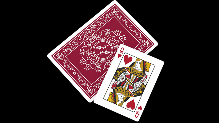 Black Roses Edelrot Mini Playing Cards (Collector's Box) by Murphy's Magic Supplies, Inc.