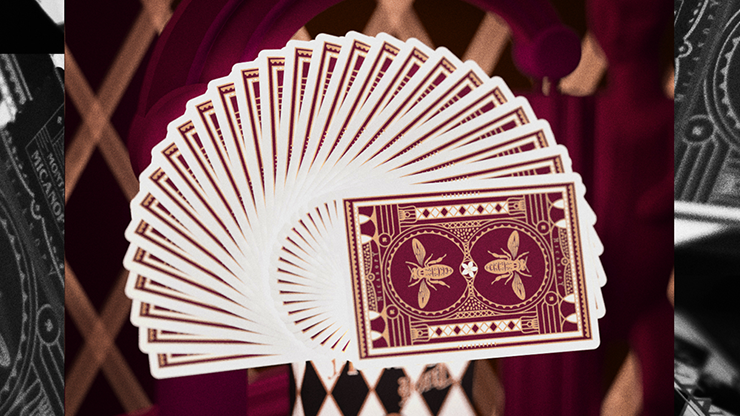 Montauk Hotel Burgundy Playing Cards by Gemini by Murphy's Magic Supplies, Inc.
