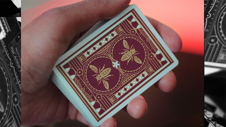Montauk Hotel Burgundy Playing Cards by Gemini by Murphy's Magic Supplies, Inc.