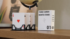 Three Cards Monte Stand BLUE (Gimmicks and Online Instruction) by Jeki Yoo - Trick by Murphy's Magic Supplies, Inc.