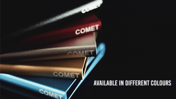 Comet Black Leather Silver Shell (Gimmicks and Online Instruction) by Andrew Dean - Trick by Murphy's Magic Supplies, Inc.