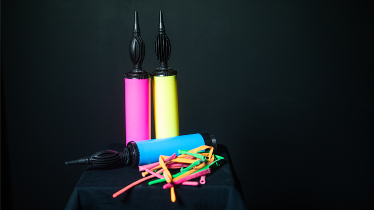 SUPER GAG BALLOON PUMP (Gimmicks and Online Instructions) by Mago Flash -Trick by Murphy's Magic Supplies, Inc.