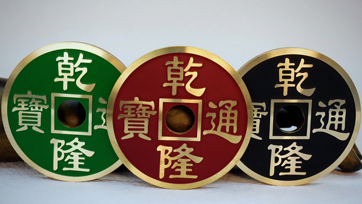 CHINESE COIN BLACK JUMBO by N2G - Trick by Murphy's Magic Supplies, Inc.