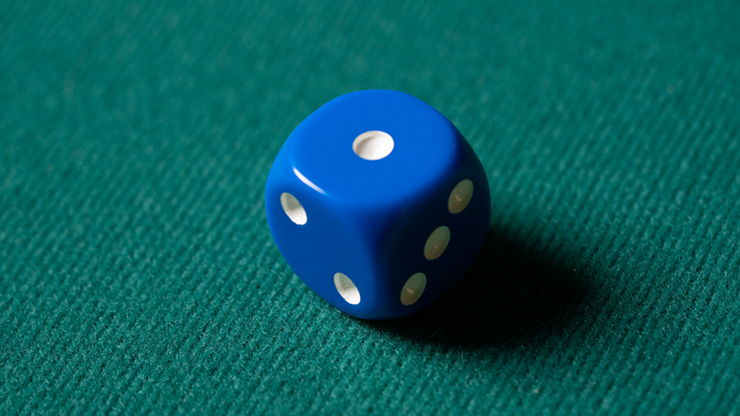 REPLACEMENT DIE BLUE (GIMMICKED) FOR MENTAL DICE by Tony Anverdi - Trick by Murphy's Magic Supplies, Inc.