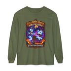 Halloween Magic Long Sleeve Tee — "No Bodies Required" Ghosts Design by Printify