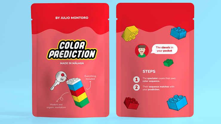 COLOR PREDICTION (Gimmicks and Online Instructions) by Julio Montoro - Trick by Murphy's Magic Supplies, Inc.