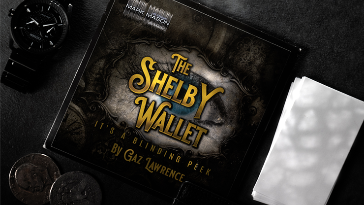 Shelby Wallet (Gimmicks and Online Instructions) by Gaz Lawrence and Mark Mason - Trick by Murphy's Magic Supplies, Inc.